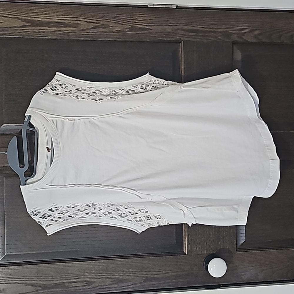 Free People Table For Two Tee White